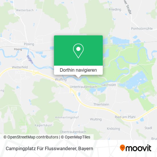Campingplatz Für Flusswanderer Karte
