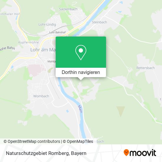 Naturschutzgebiet Romberg Karte