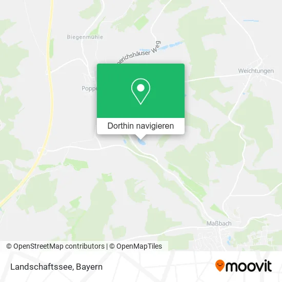 Landschaftssee Karte