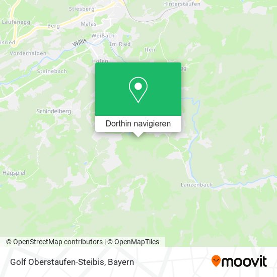 Golf Oberstaufen-Steibis Karte