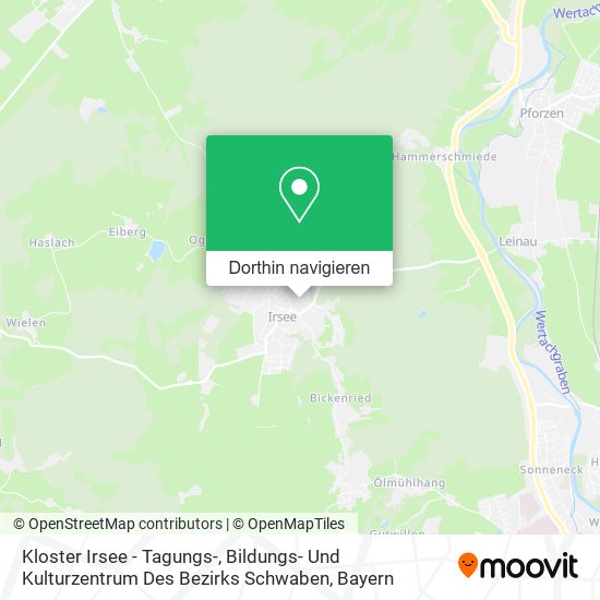 Kloster Irsee - Tagungs-, Bildungs- Und Kulturzentrum Des Bezirks Schwaben Karte
