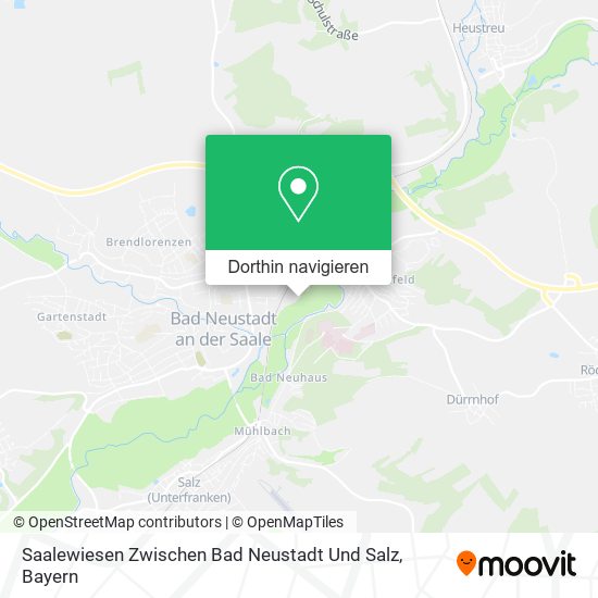 Saalewiesen Zwischen Bad Neustadt Und Salz Karte