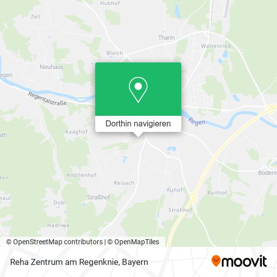 Reha Zentrum am Regenknie Karte