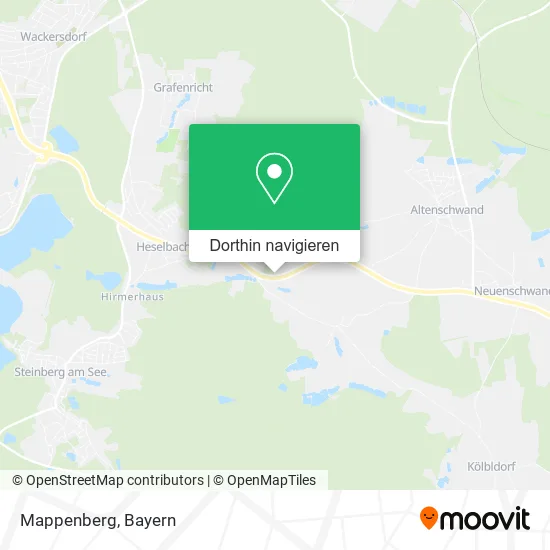 Mappenberg Karte