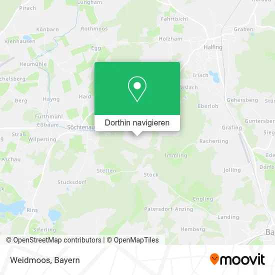 Weidmoos Karte