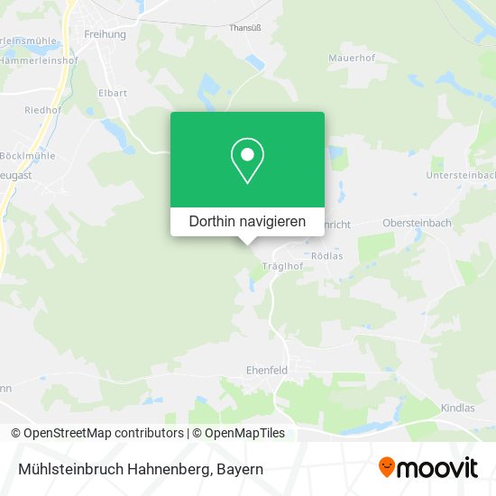 Mühlsteinbruch Hahnenberg Karte
