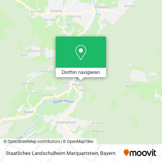 Staatliches Landschulheim Marquartstein Karte