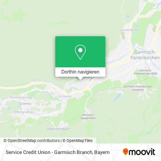 Service Credit Union - Garmisch Branch Karte