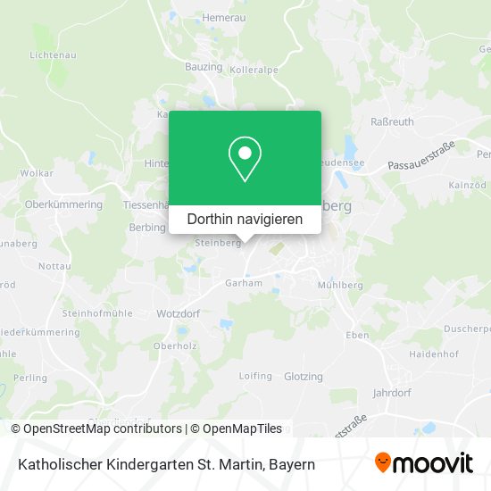 Katholischer Kindergarten St. Martin Karte