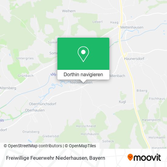 Freiwillige Feuerwehr Niederhausen Karte