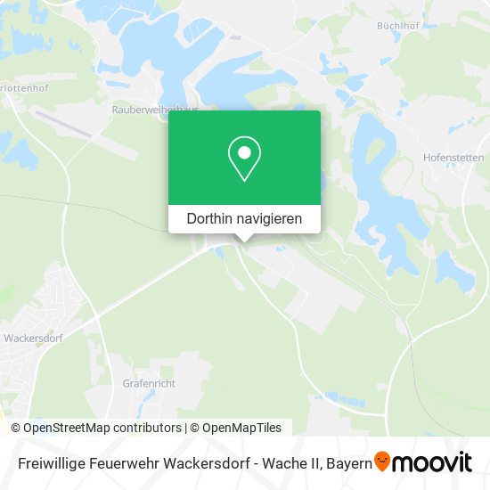 Freiwillige Feuerwehr Wackersdorf - Wache II Karte