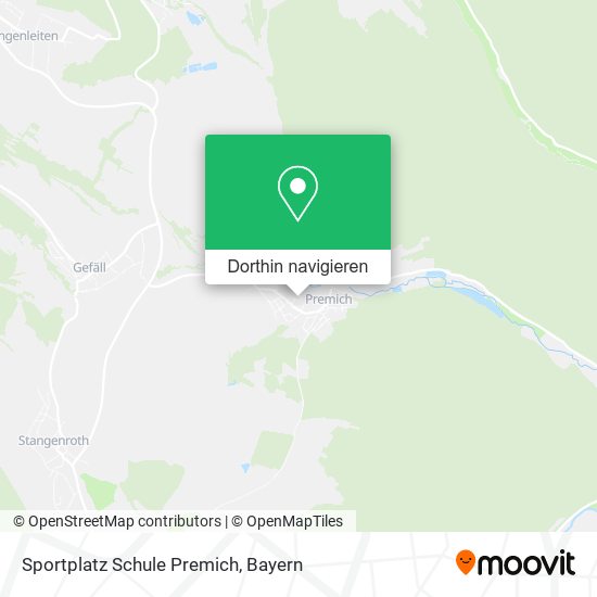 Sportplatz Schule Premich Karte