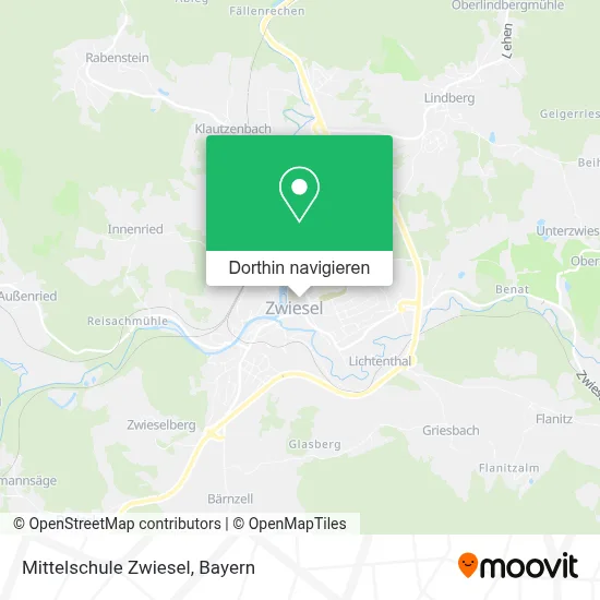 Mittelschule Zwiesel Karte