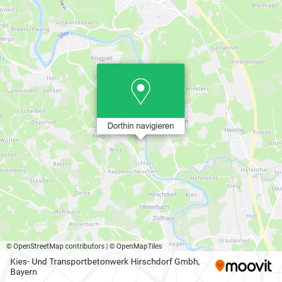 Kies- Und Transportbetonwerk Hirschdorf Gmbh Karte