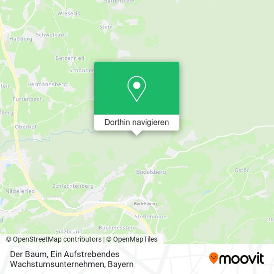 Der Baum, Ein Aufstrebendes Wachstumsunternehmen Karte