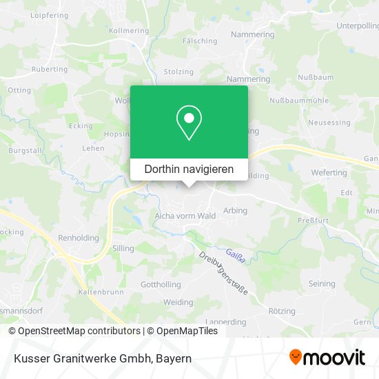 Kusser Granitwerke Gmbh Karte