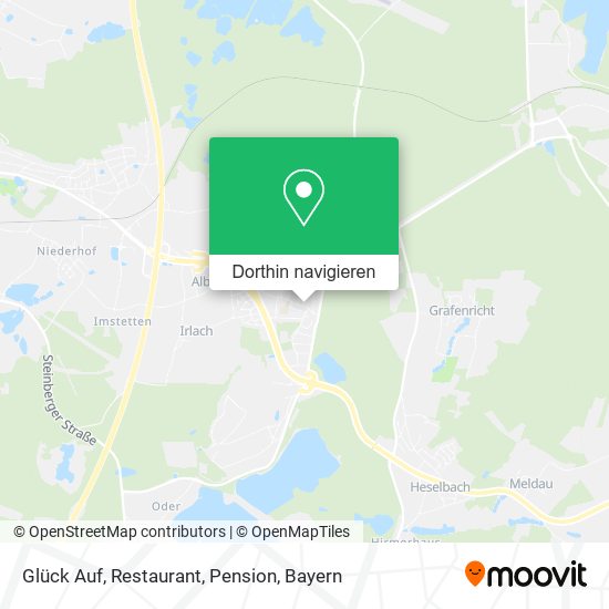 Glück Auf, Restaurant, Pension Karte