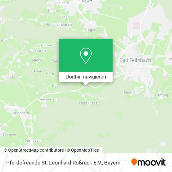 Pferdefreunde St. Leonhard Roßruck E.V. Karte