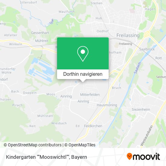 Kindergarten ""Mooswichtl"" Karte