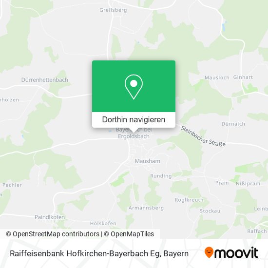 Raiffeisenbank Hofkirchen-Bayerbach Eg Karte