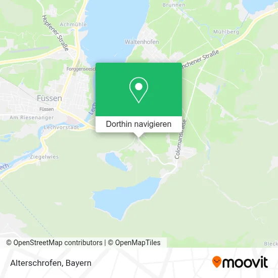 Alterschrofen Karte