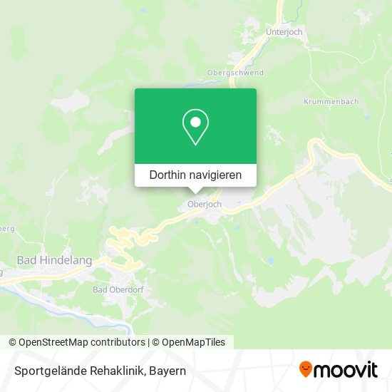 Sportgelände Rehaklinik Karte