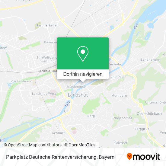 Parkplatz Deutsche Rentenversicherung Karte