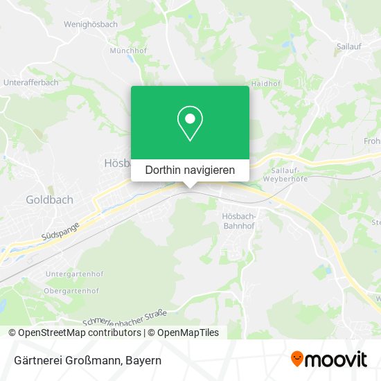 Gärtnerei Großmann Karte