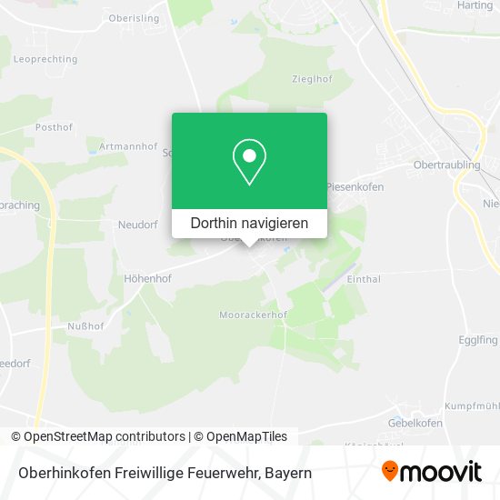 Oberhinkofen Freiwillige Feuerwehr Karte