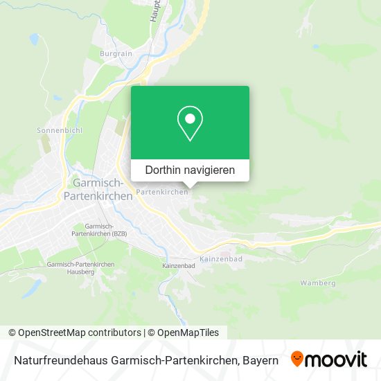 Naturfreundehaus Garmisch-Partenkirchen Karte