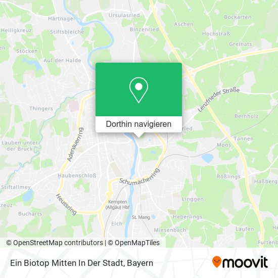 Ein Biotop Mitten In Der Stadt Karte