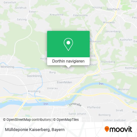 Mülldeponie Kaiserberg Karte