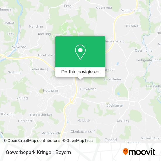Gewerbepark Kringell Karte