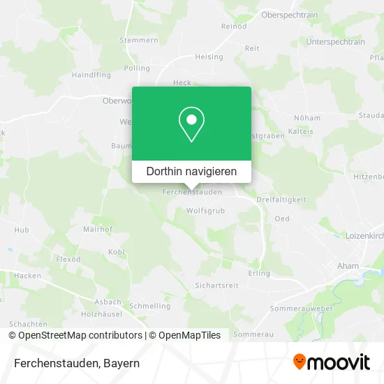 Ferchenstauden Karte