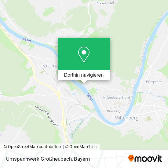 Umspannwerk Großheubach Karte