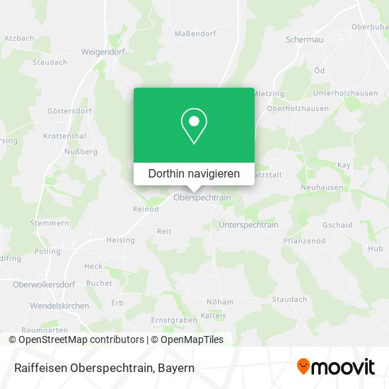 Raiffeisen Oberspechtrain Karte