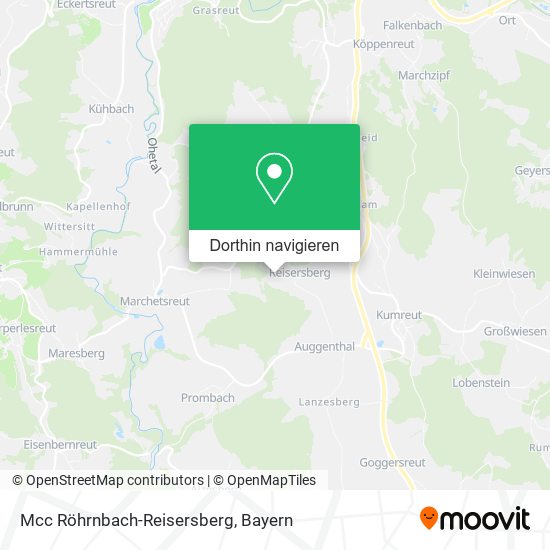 Mcc Röhrnbach-Reisersberg Karte