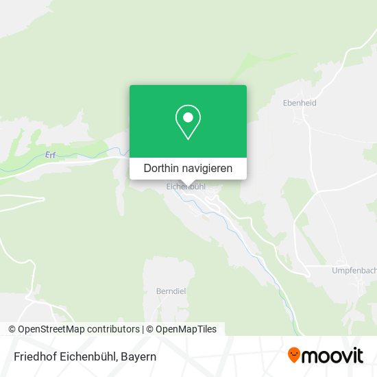 Friedhof Eichenbühl Karte