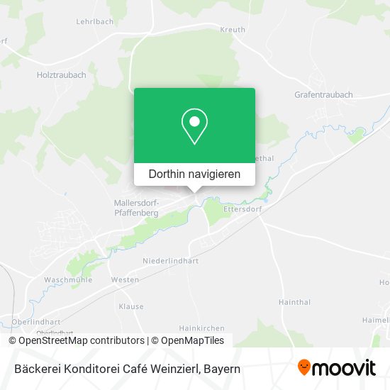 Bäckerei Konditorei Café Weinzierl Karte