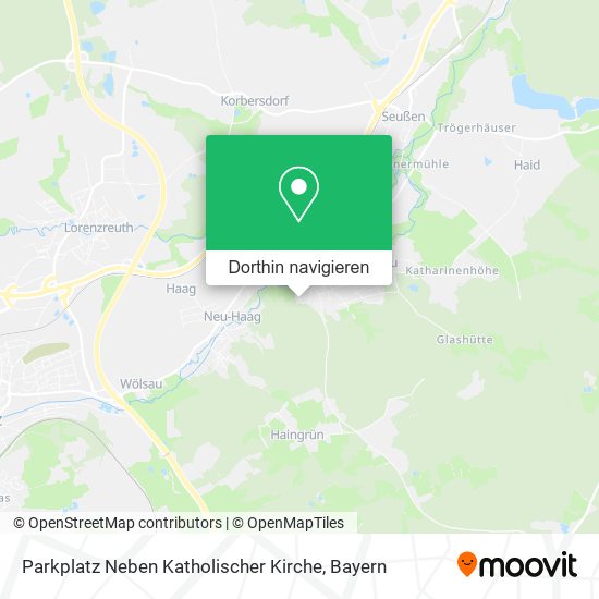 Parkplatz Neben Katholischer Kirche Karte