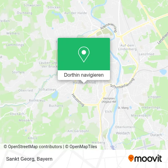 Sankt Georg Karte