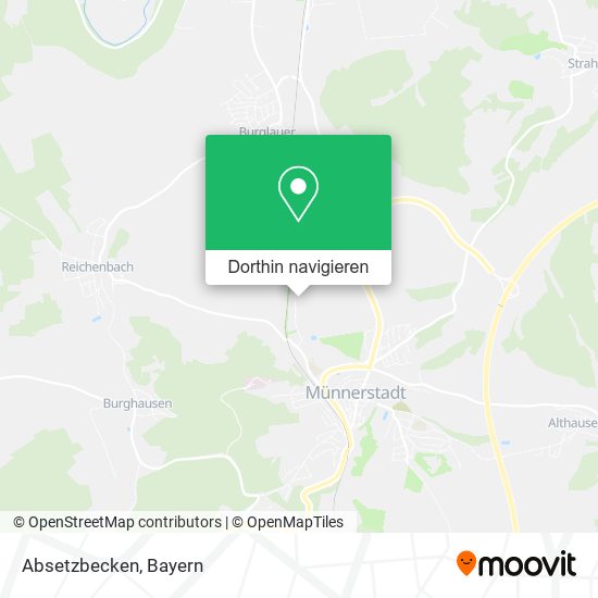 Absetzbecken Karte