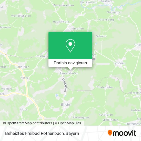 Beheiztes Freibad Röthenbach Karte