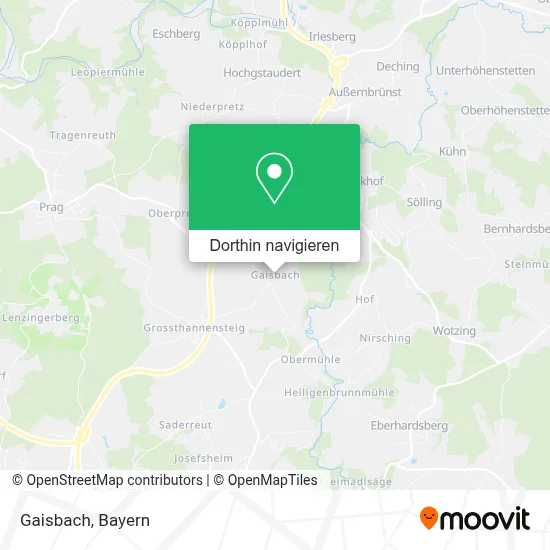 Gaisbach Karte