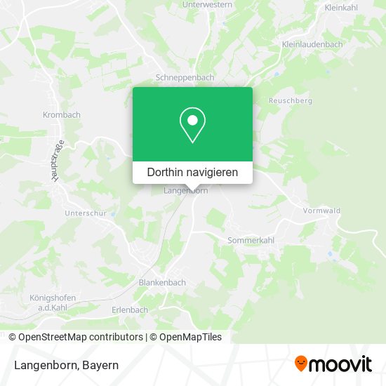 Langenborn Karte