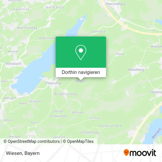 Wiesen Karte