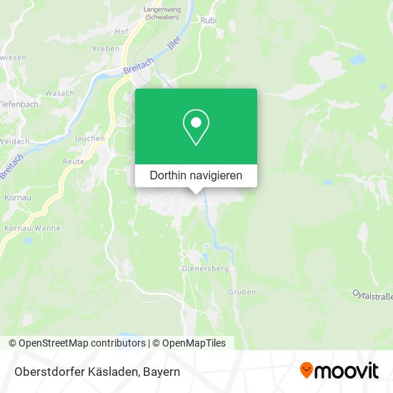 Oberstdorfer Käsladen Karte