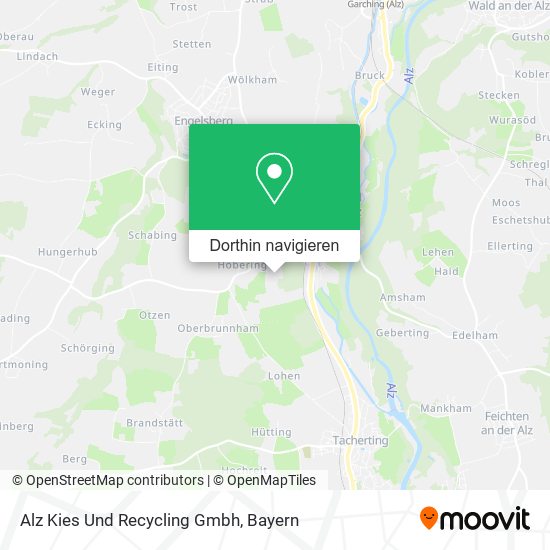 Alz Kies Und Recycling Gmbh Karte