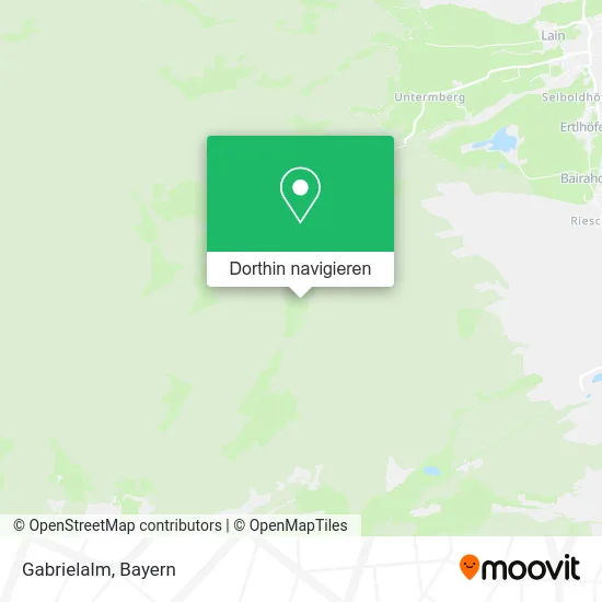 Gabrielalm Karte