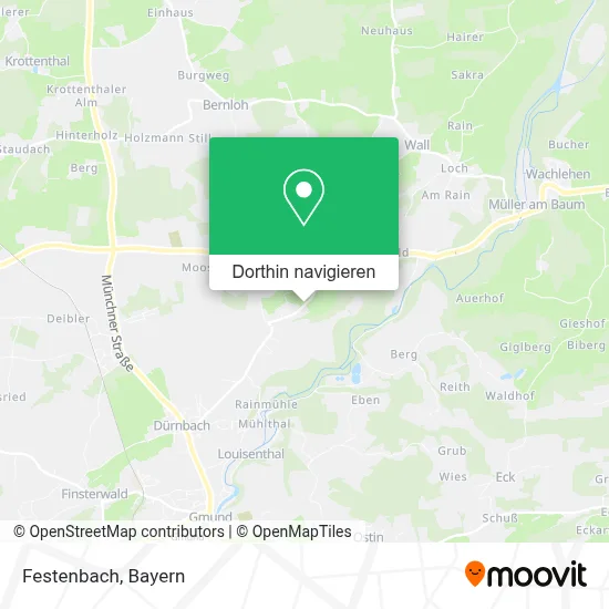 Festenbach Karte